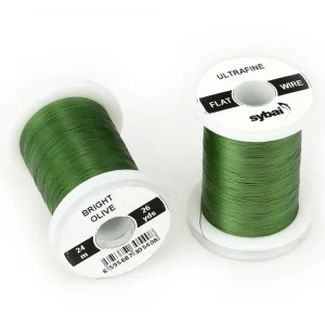Výhodný nákup | Sybai Drátek Flat Colour Wire Ultrafine Bright Olive