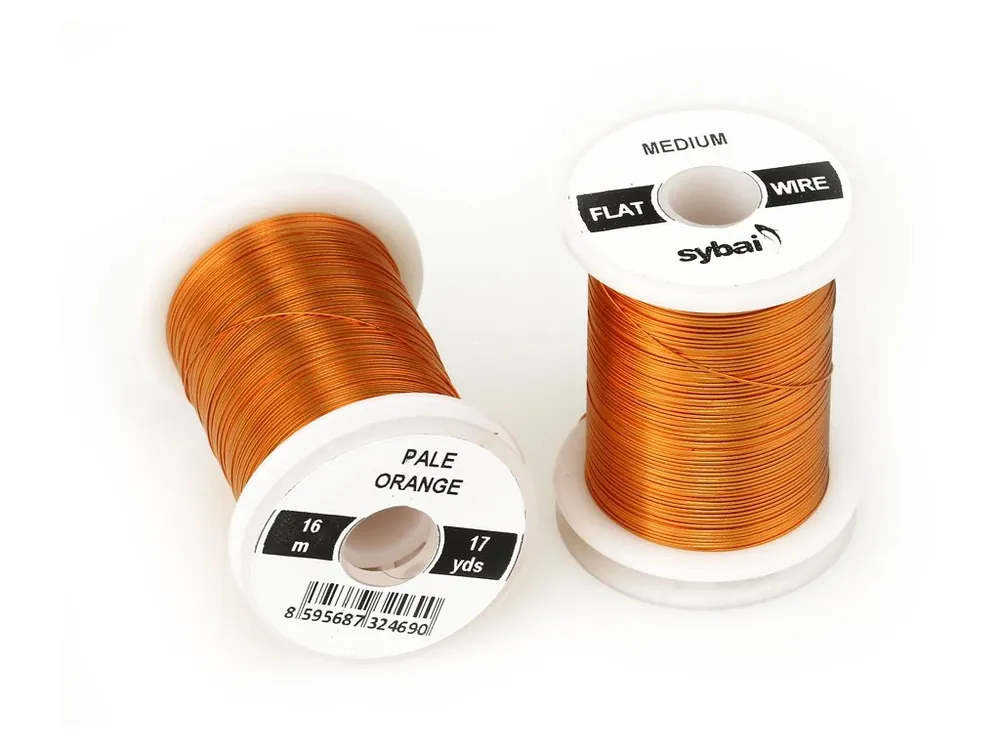 Nový produkt | Sybai Drátek Flat Colour Wire Medium Pale Orange