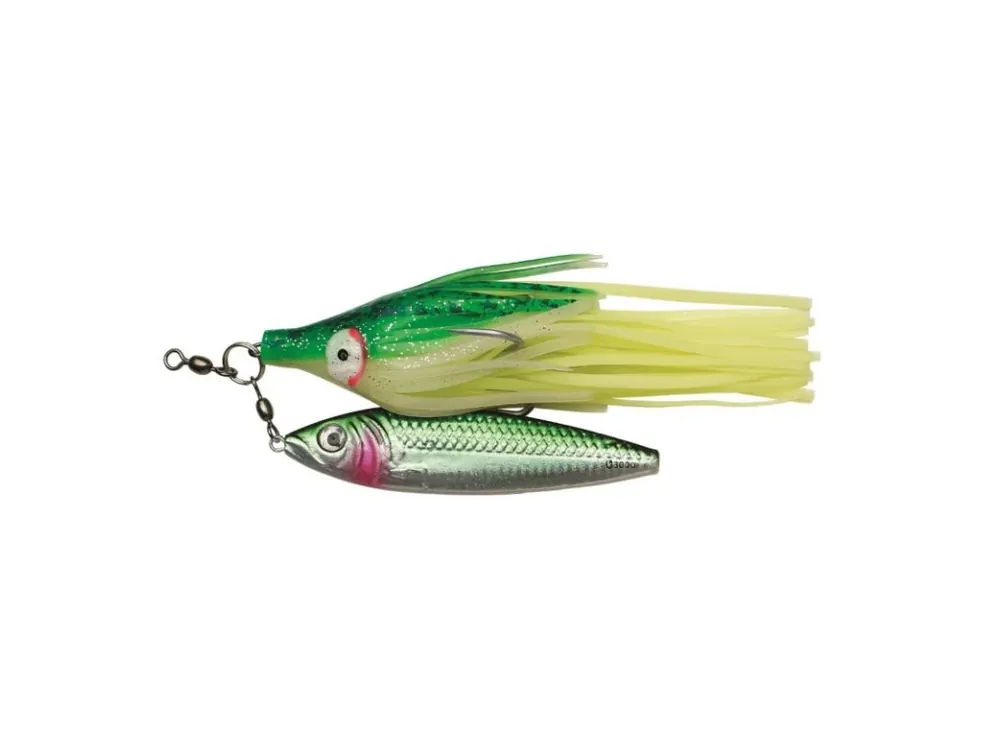 Kinetic Pilker Halibut Jigger Green Silver | Poslední kus