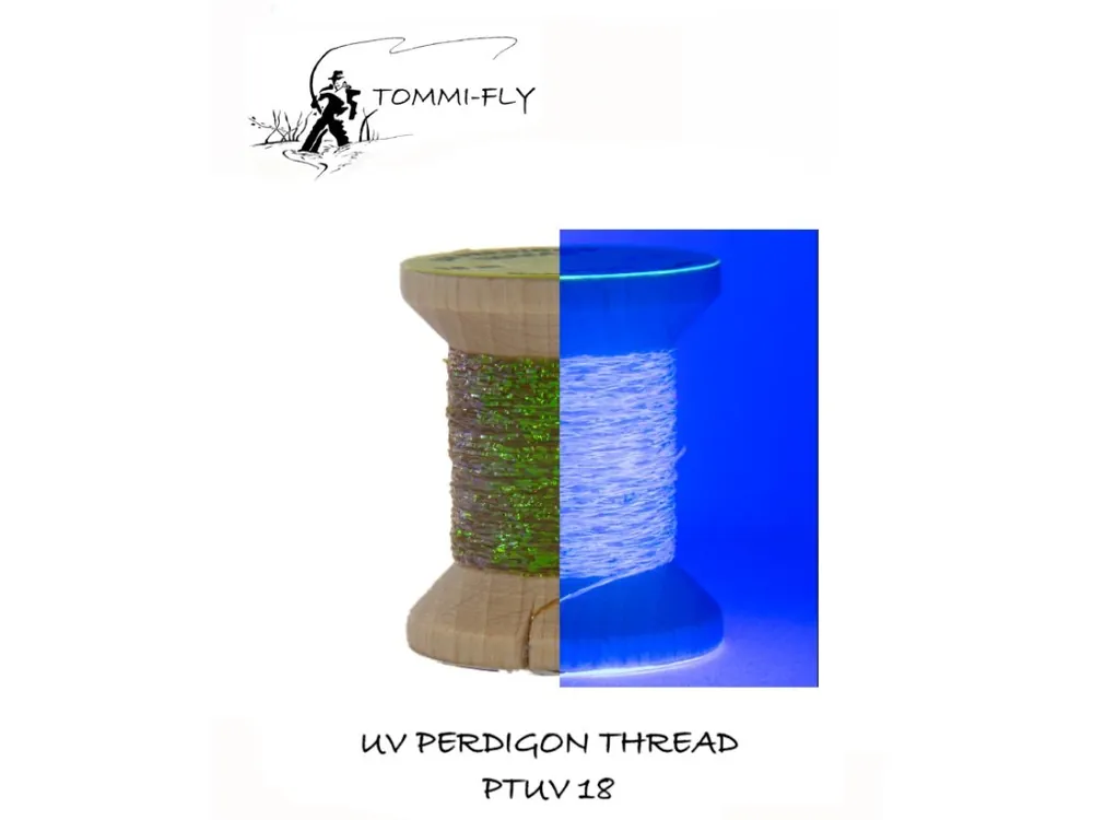 Cenová bomba | Tommi-Fly Nit UV Perdigon Thread Brown Olive