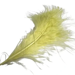 Outlet - Tommi-Fly Peří Premium Marabou Olivově Žlutá