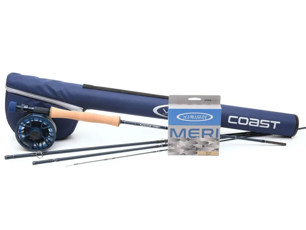 Vision Muškařský Set Coast Outfit 9ft 2,7m 6 4-díl - Skvělá cena