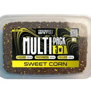 FeederBait Set Pelet + Wafters Mini Twister + Liquid Multipack 3w1 Sladká Kukuřice 450g | Skladem