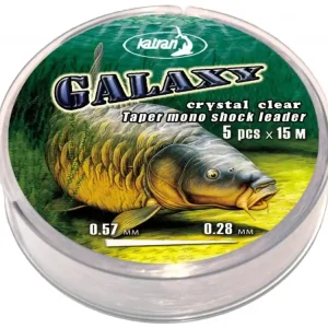 Katran Ujímaný šokový vlasec GALAXY 0,26-0,57 mm 5x15m | Top produkt