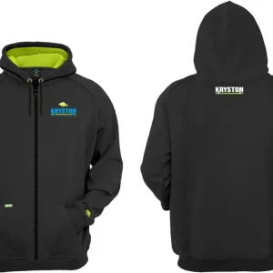 Kryston oblečení - Mikina černá Zipper M | Poslední šance