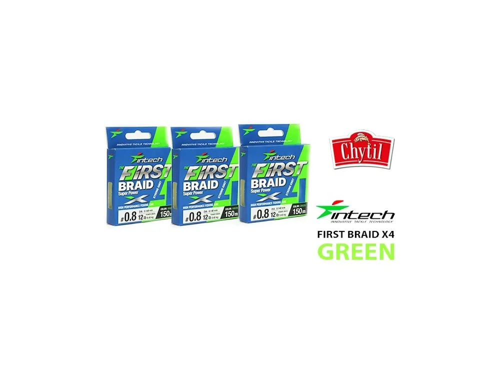 Braided Line Intech First Braid X4 Green 150m | Právě v prodeji