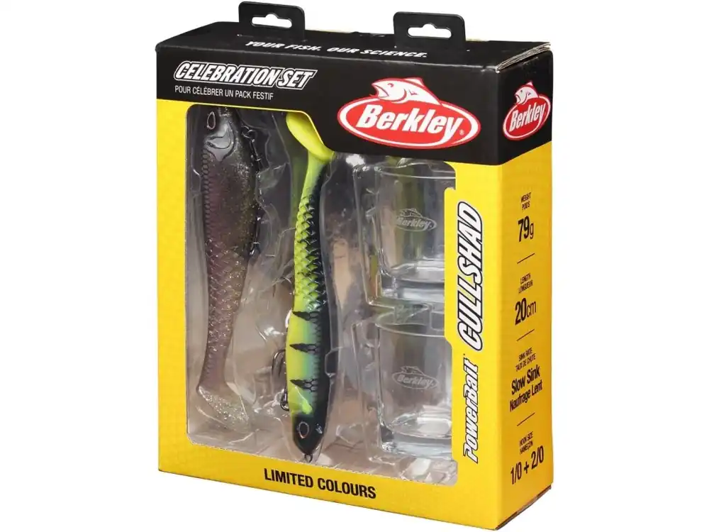 Dárkový Set Gumových Nástrah a Panáků Berkley Cullshad 20 cm 79 g - Cenová bomba