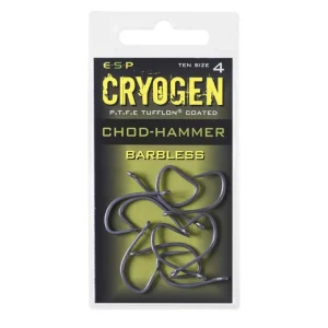ESP háčky bez protihrotu Chod-Hammer Cryogen Barbless - Cenový hit