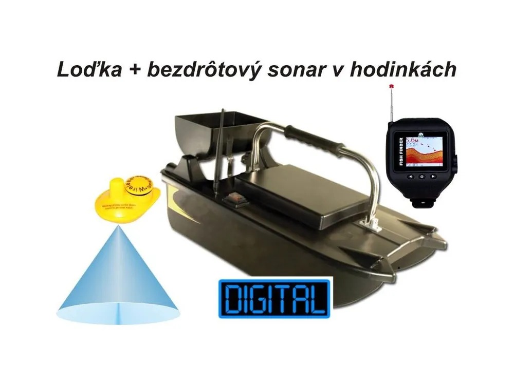 Bestseller | Akce Zavážecí loďka a bezdrátový sonar v hodinkách